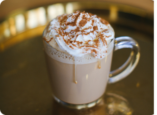 Coffee ice cream dessert